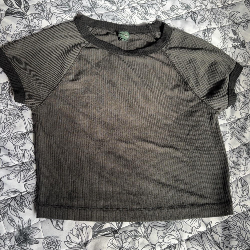 Wild Fable Grey Crop Top